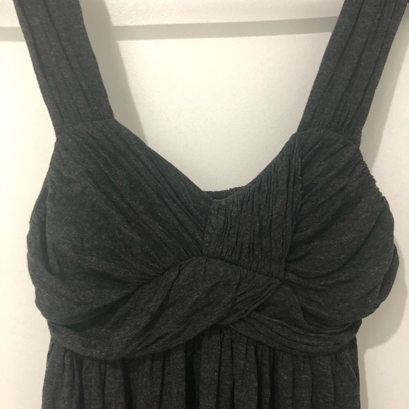 Candie’s Woven Bust Dark Grey Padded Mini Dress S - Picture 2 of 5